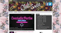 Desktop Screenshot of clubsoda.fm
