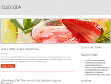 Tablet Screenshot of clubsoda.com